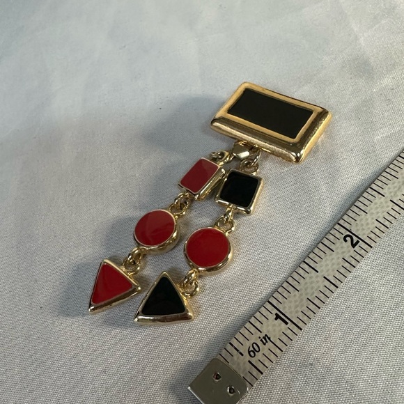 80’s Ernst Bek abstract charm dangle pin - Picture 3 of 7